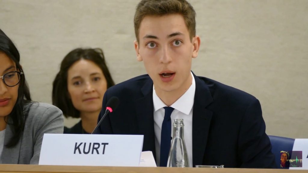 Kurt Ottonsen, el mendocino de 18 años que sorprendió en Ginebra.