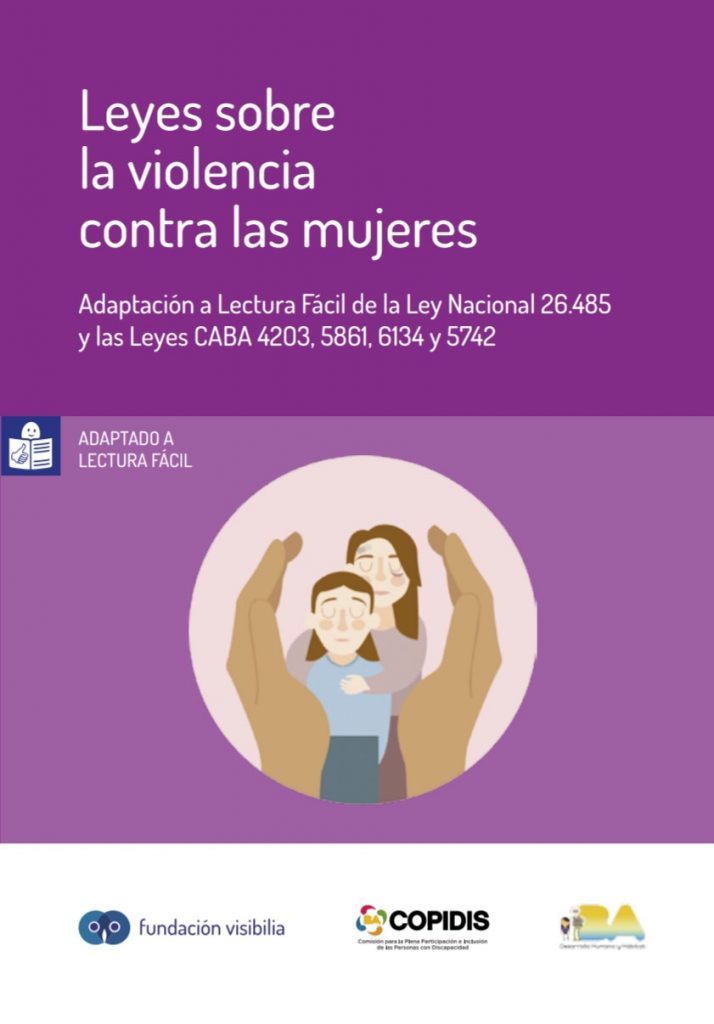 Visibilia hizo el trabajo de adaptación de leyes sobre la violencia contra las mujeres. El mismo se puede bajar de la página de COPIDIS.